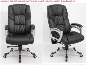Görgős bőr Recliner Office Swivel Chair